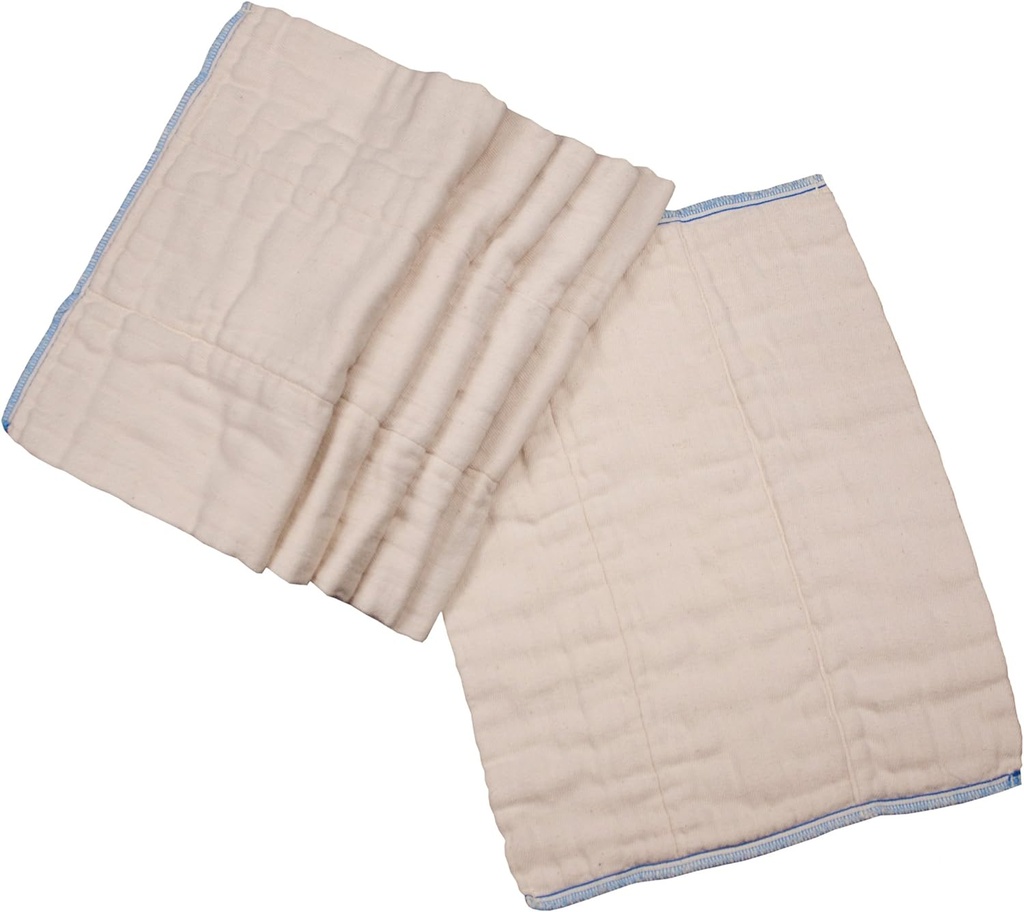 Osocozy  Unbleached Cotton Better Fit Prefolds (6 pack) - size 1-1.jpg
