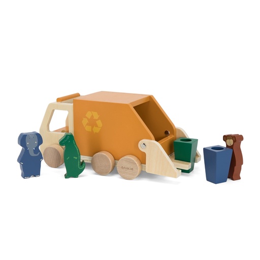 [36-493] Trixie | Wooden Garbage Truck