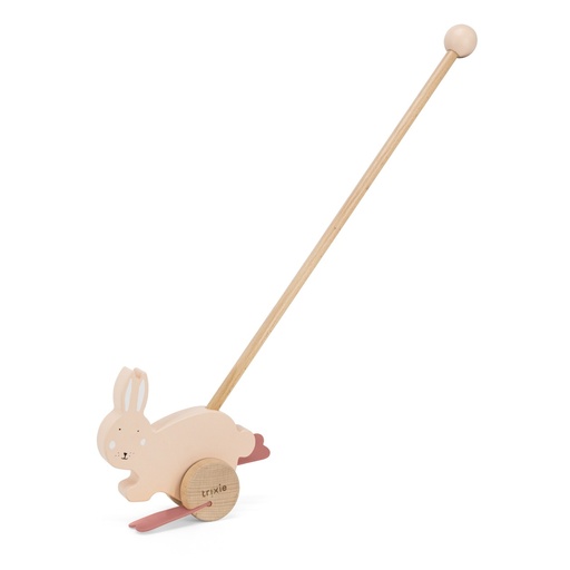 [36-527] Trixie | Wooden Push Along Toy (Mrs. Rabbit)