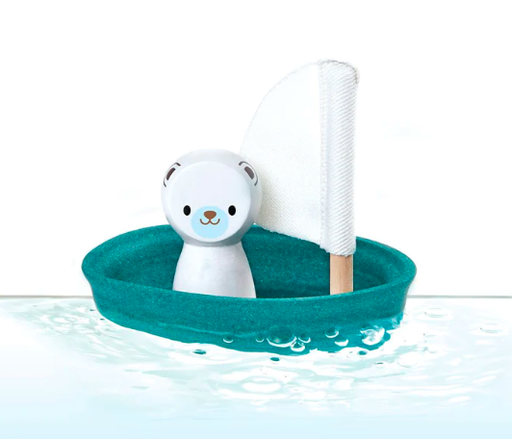 [5712] Plan Toys | Sailing Boat - Polar Bear