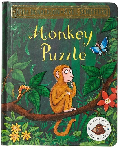 [9781509830411] Julia Donaldson: Monkey Puzzle (Board Book)