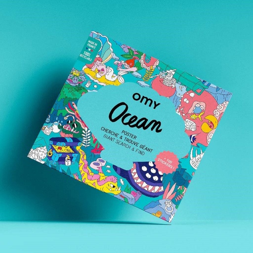OMY | Giant Colouring Poster & Stickers
