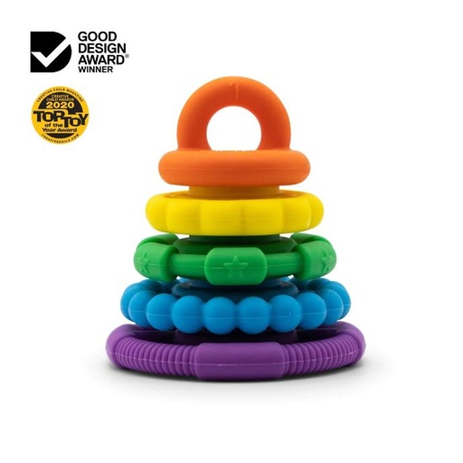 Jellystone | Rainbow Stacker Teether Toy