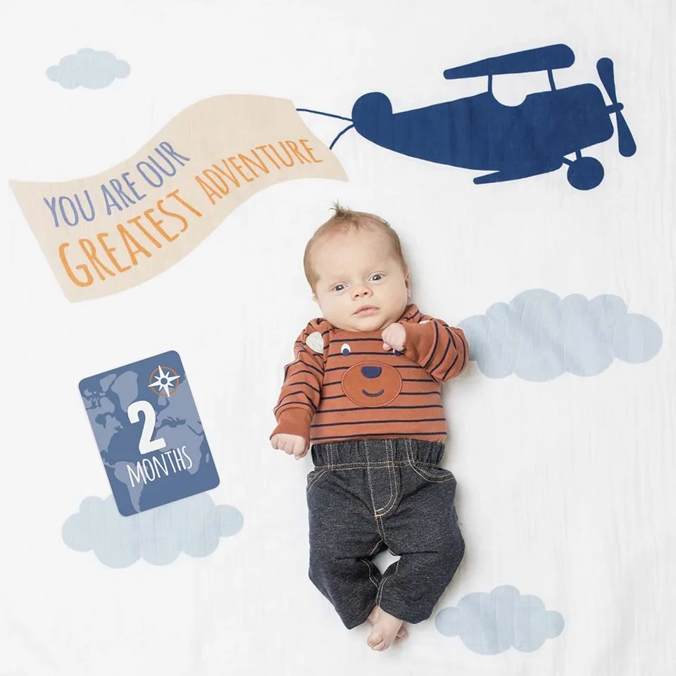 Lulujo Baby's First Year Blanket & Card Set - Greatest Adventure-4.jpg