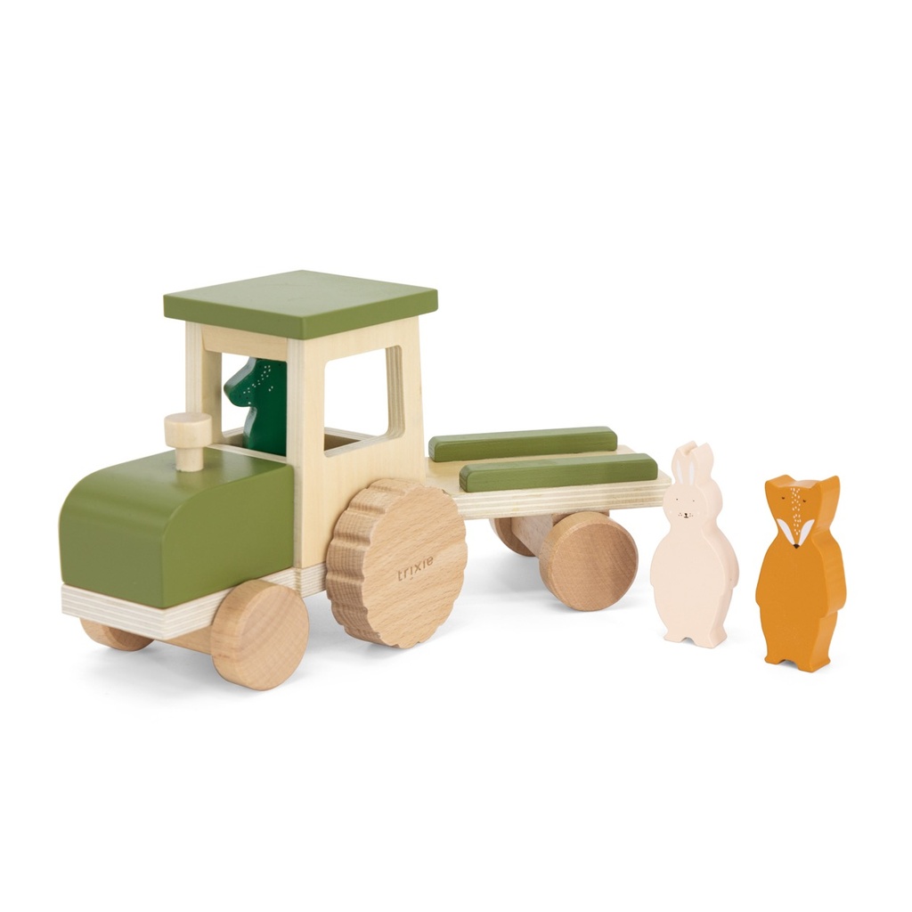 Trixie Wooden Tractor with Trailer -1.jpg