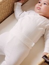 Purebaby | Long Sleeve Pointelle Wrap Bodysuit