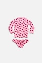 Badawii | Girl 2-Piece Swimsuit - Wild Berries Deep Pink