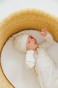 Copper Pearl | Baby Top Knot Hat