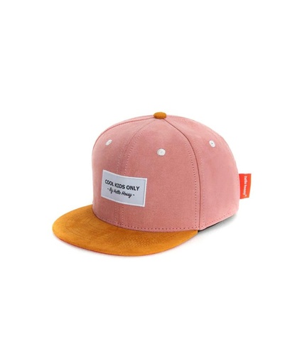 [1000007802712] Hello Hossy | Cap - Suede Old Pink (9-24m)