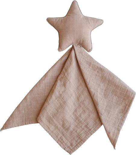 [MUS160002] Mushie | Lovey Blanket Star (Natural)