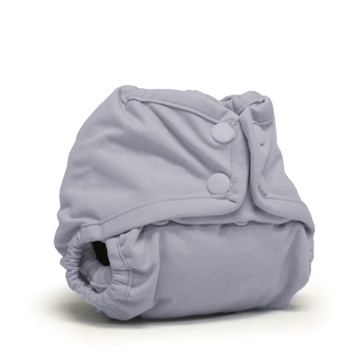 [628586678927] Rumparooz | Newborn Cloth Diaper Cover (solid colours) (Platinum)