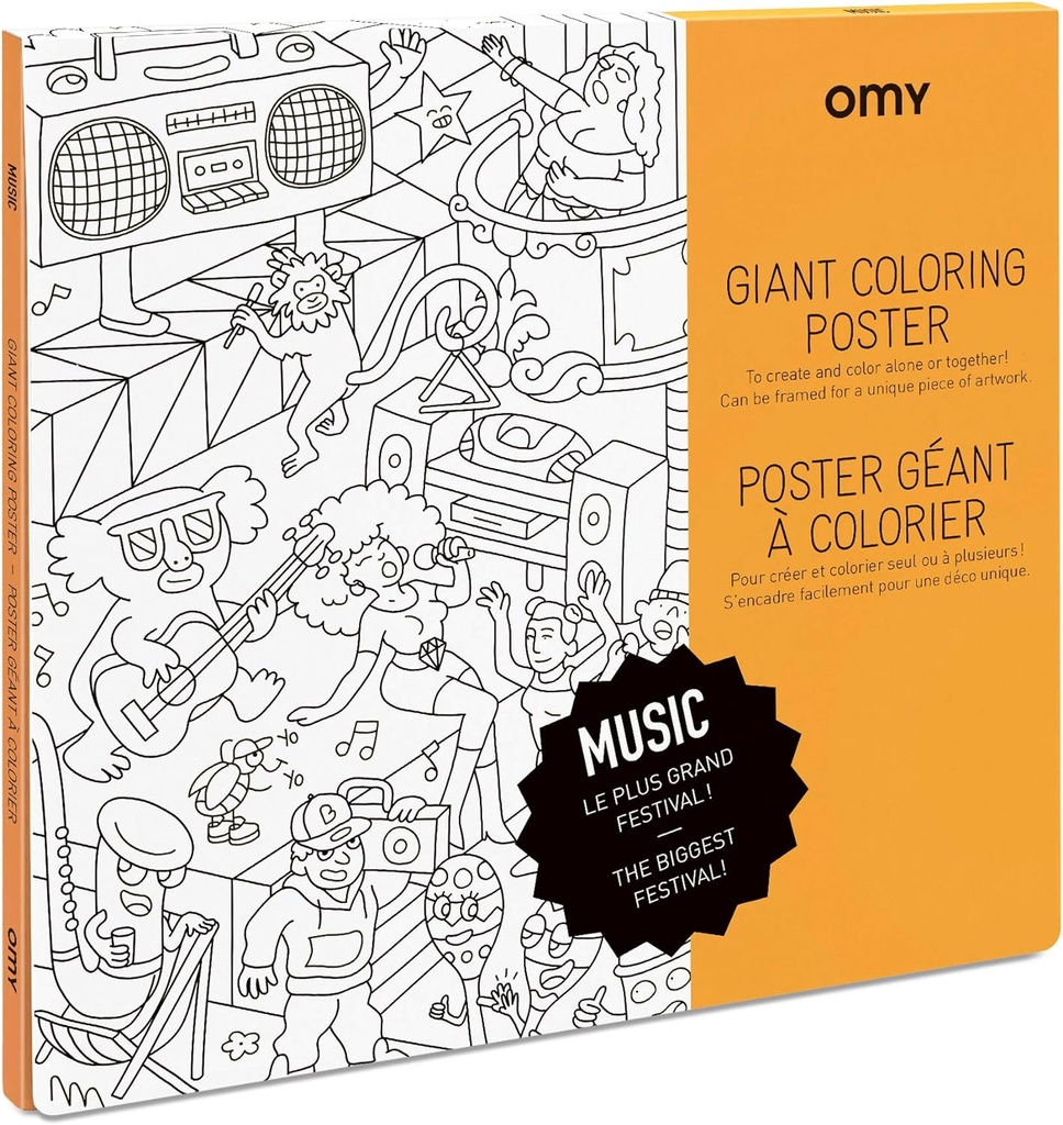 OMY | Large Colouring Poster