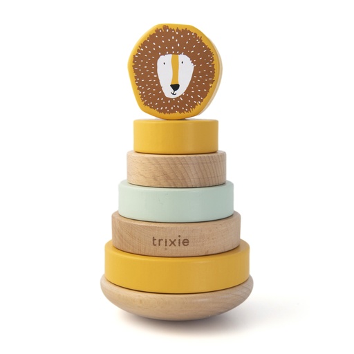 [36-153] Trixie | Wooden Stacking Toy (Mr. Lion)