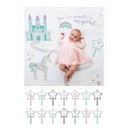 Lulujo | Baby's First Year Blanket & Card Set - Something Magical