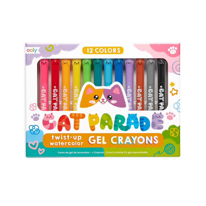 Ooly | Cat Parade Watercolor Gel Crayons