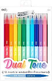 Ooly | Dual Tone Double Ended Brush Marker