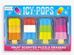Ooly | Icy Pops Scented Puzzle Erasers
