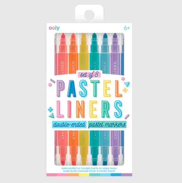 Ooly | Pastel Liners Double Ended Highlighters