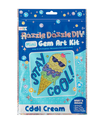 Ooly | Razzle Dazzle Mini Gem Art Kit - Cool Cream