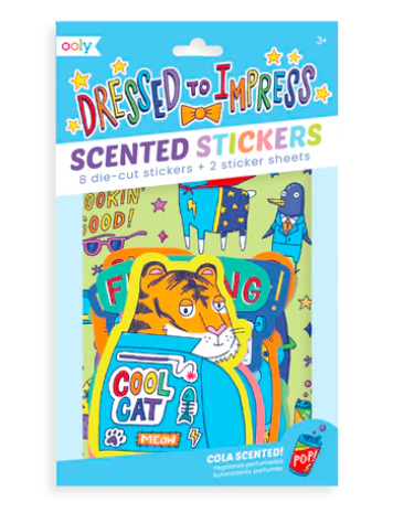 Ooly | Scented Scratch Stickers - Dressed To Impress