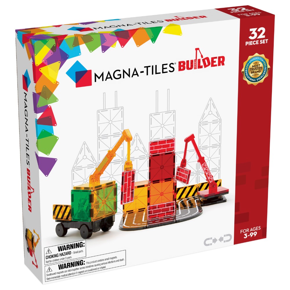 Magna-Tiles | Builder 32 Piece Set
