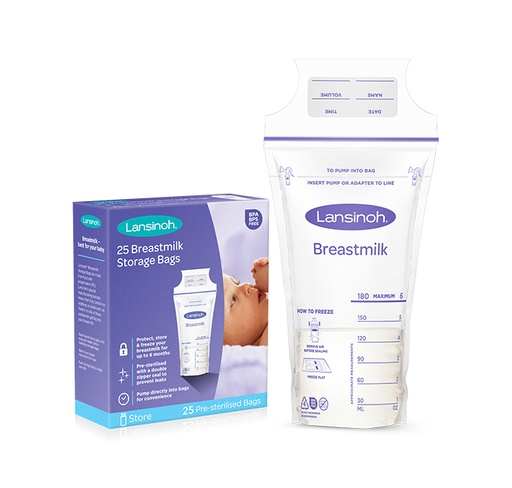 [LA9435] Lansinoh | Breastmilk Storage Bags (25 pcs)