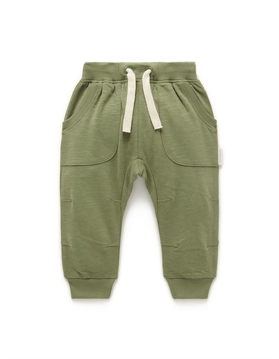 [9336995326896] Purebaby | Olive Slouchy Pants (5y)
