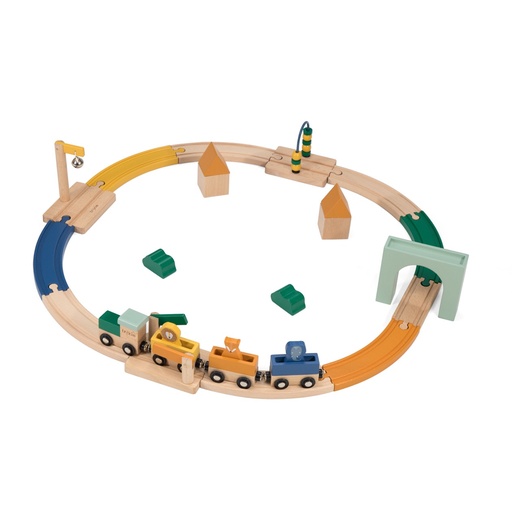[36-740] Trixie | Wooden Railway Set