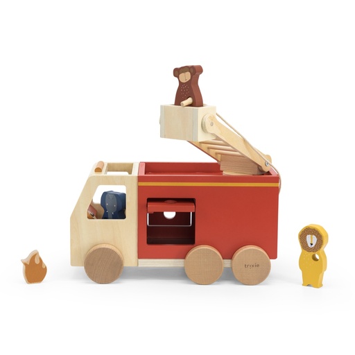 [36-495] Trixie | Wooden Fire Truck