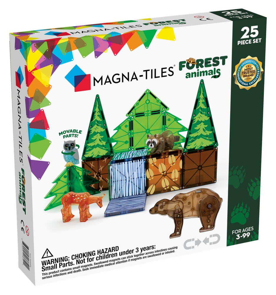 Magna-Tiles | Forest 25-Piece Set