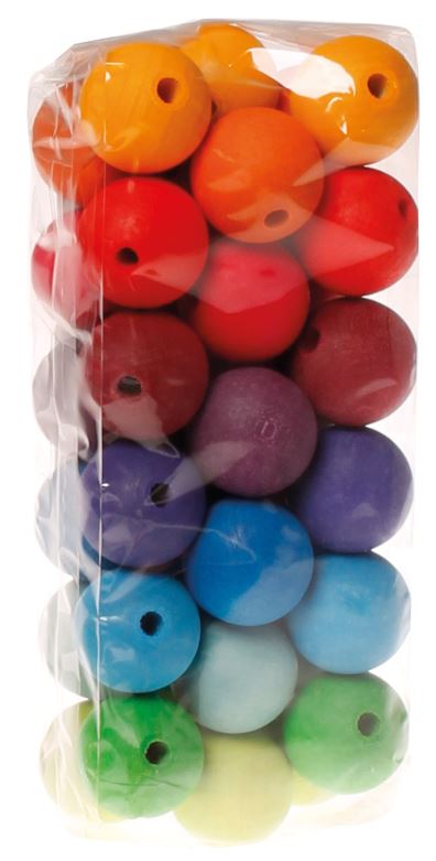 Grimms | 36 Large Wooden Beads