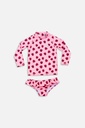Badawii | Girl 2-Piece Swimsuit - Wild Berries Deep Pink