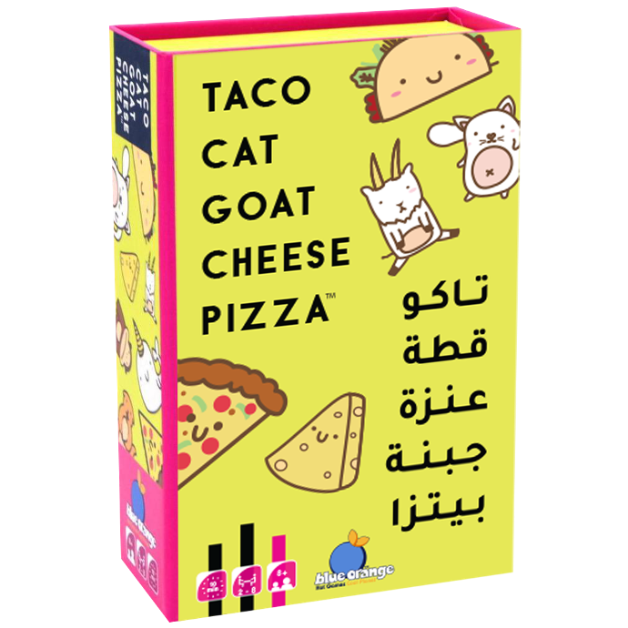 Blue Orange Games | Taco Cat Goat Cheese Pizza