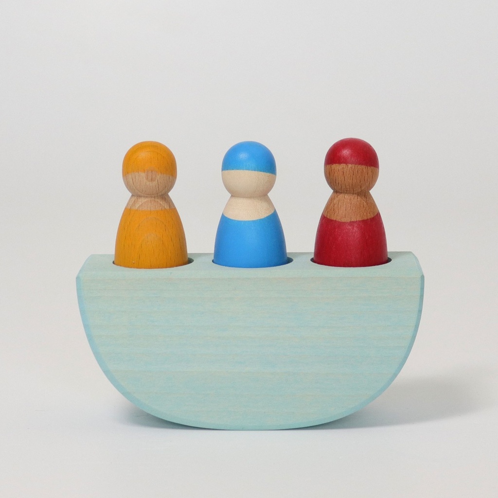 Grimms | Three in a Boat - Yellow, Blue, Red