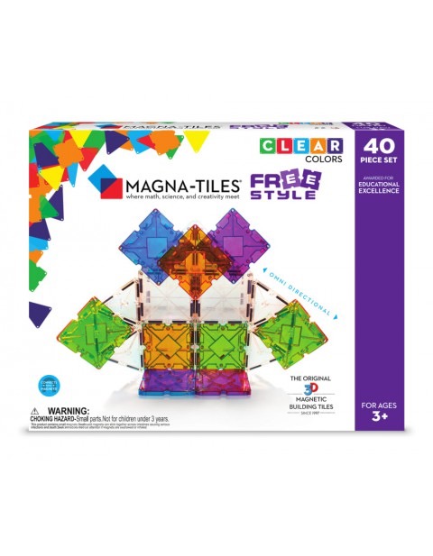 Magna-Tiles | Freestyle 40 Piece Set