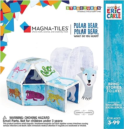 Magna-Tiles | Polar Bear, Polar Bear, What Do You Hear?