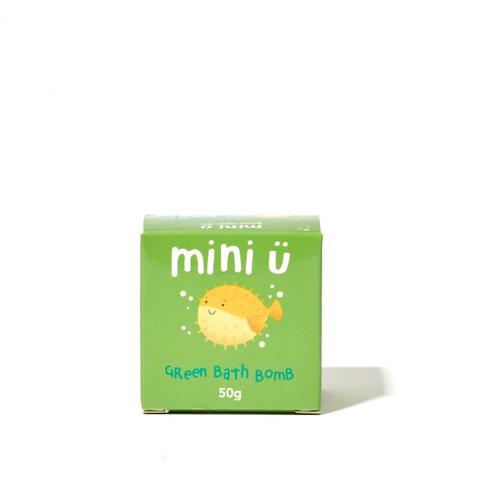 Mini U | Single Green Bath Bomb