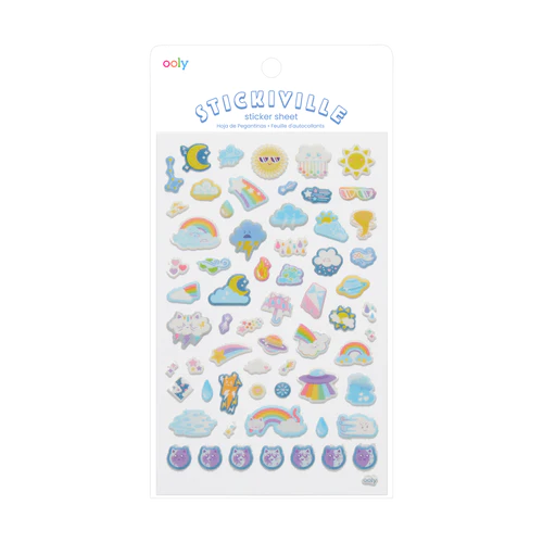 Ooly | Stickiville Skinny Stickers - Weather Pals