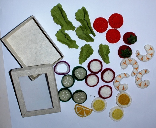 [P/P402] Papoose | Salad Set 30 pieces