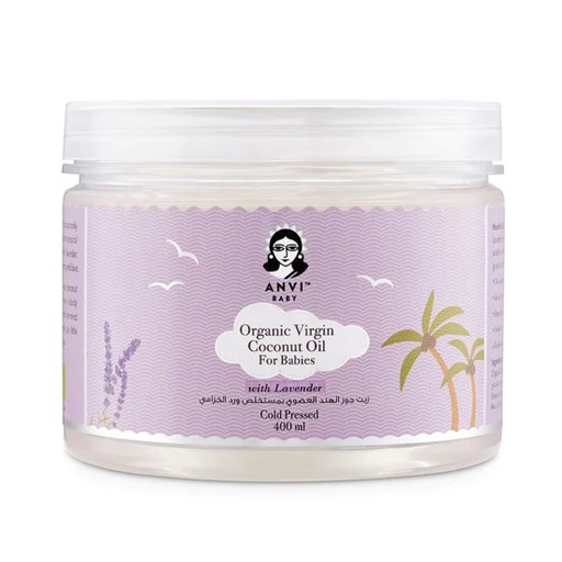 [8904295301458] Anvi Baby | Organic Virgin Coconut Oil For Babies with Lavender