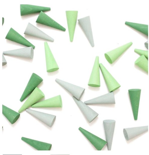 [18-200] Grapat | Mandala - Green Cones