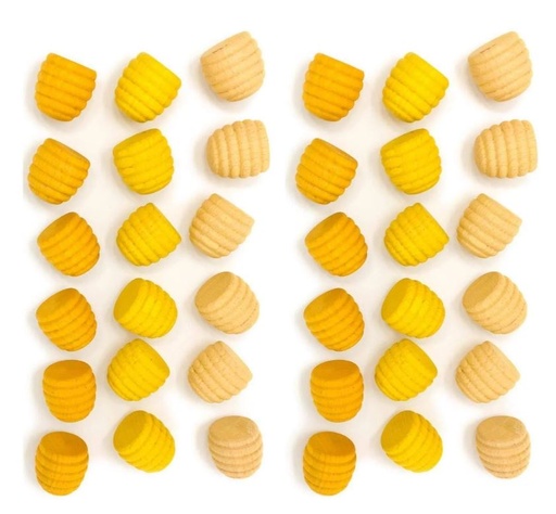 [18-201] Grapat | Mandala - Yellow Honeycombs