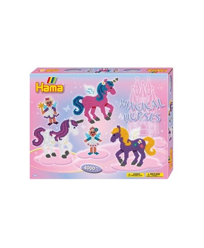 [3138] Hama | Gift box - Magical Horses