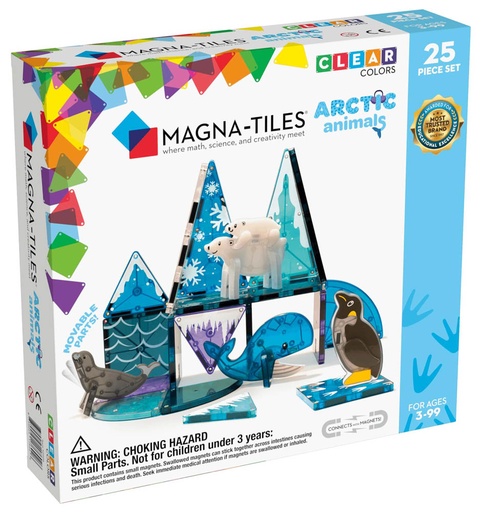 [21125] Magna-Tiles | Arctic Animals 25 Piece Set