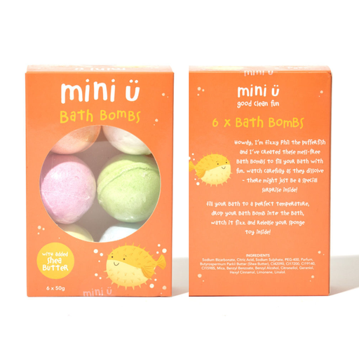 [MINI504] Mini U | Bath Bombs (6 Pack)
