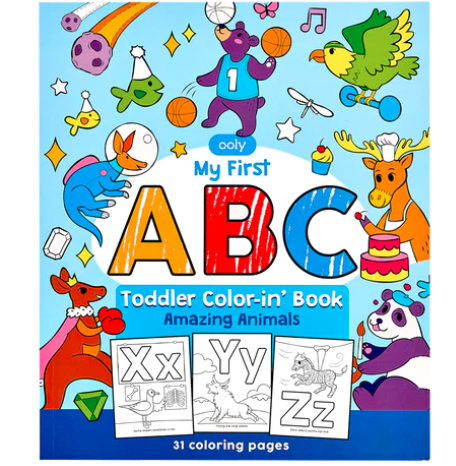 [118-258] Ooly | Toddler Color- ABC Amazing Animals