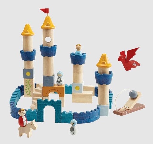 [5543] Plan Toys | Castle Blocks - Orchard