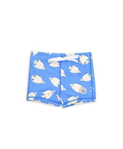 Badawii | Baby Swim Shorts - Yellow Fish Blue