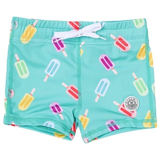 Badawii | Swim Shorts - Happy Popsicle Green