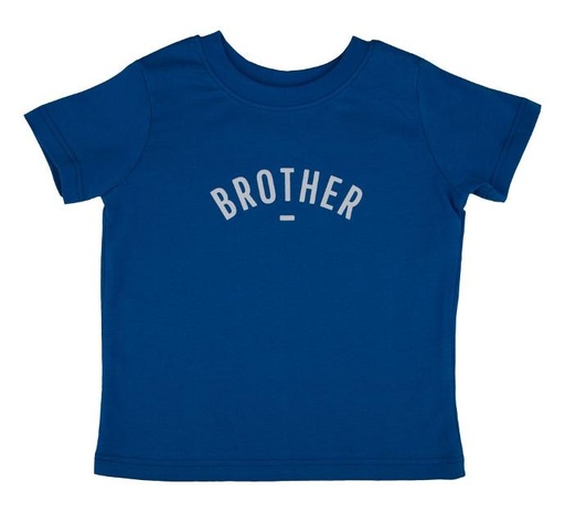 [37802] Bob & Blossom | Brother Cap Sleeve T-Shirt - French Blue